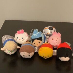 Disney Tsum Tsum Plush Mini Toys Set Of 8 Stuffed Figures